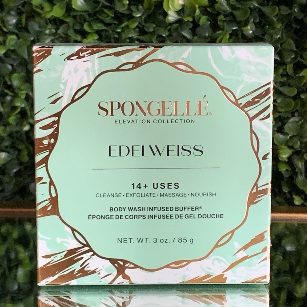 Spongelle EDELWEISS Body Wash Infused Buffer | Elevation Collection | NEW | BNIB